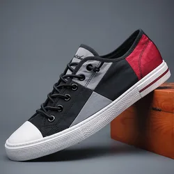 Zapatillas de lona para hombre sin cordones, ligeras y transpirables