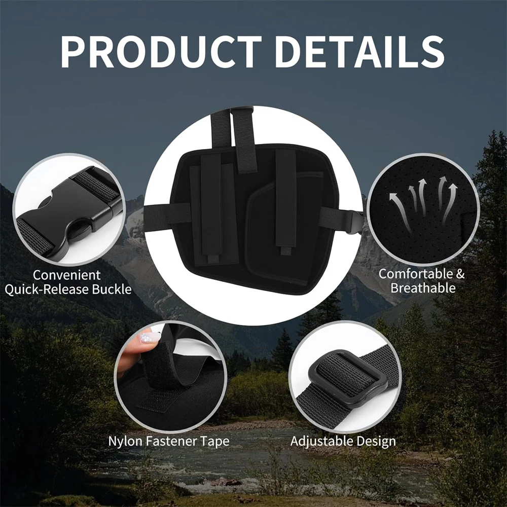 Funda táctica pistola oculta pecho con correa ajustable universal - imagen 4