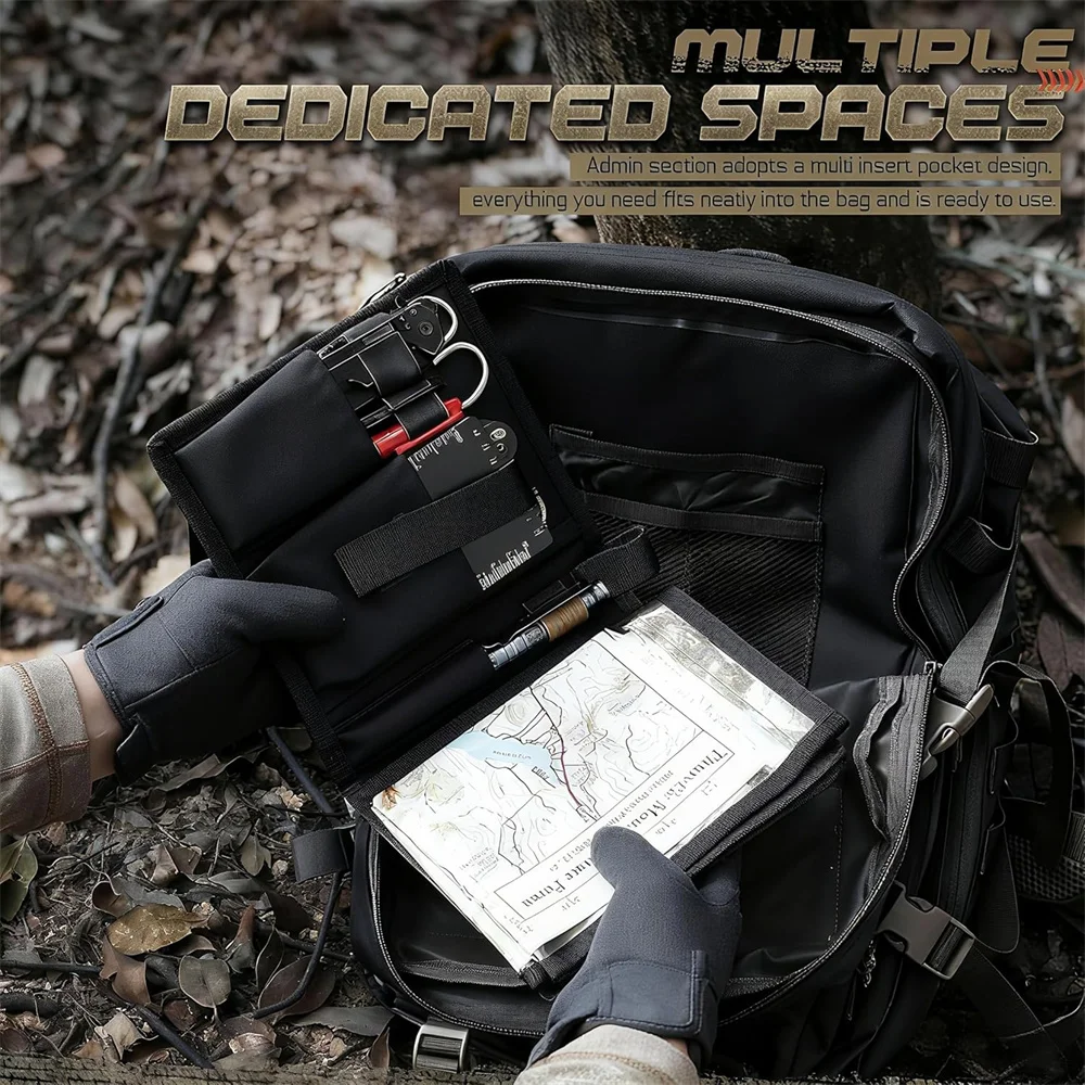 Funda táctica para tarjetas impermeable TPU plegable EDC