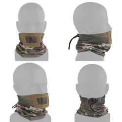 Knight máscara táctica airsoft media cara plegable transpirable