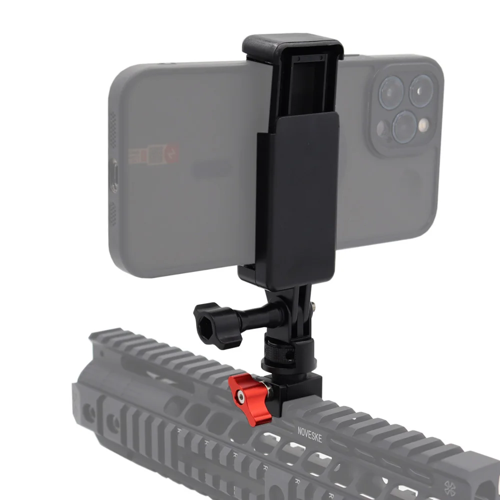Soporte Picatinny táctico para teléfono y cámara deportiva - imagen 4