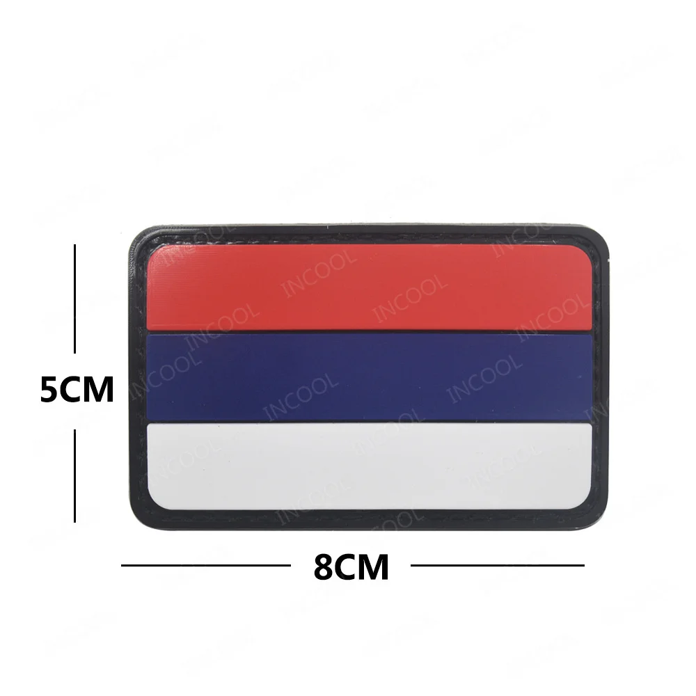 Parche PVC bandera nacional táctico velcro - imagen 5