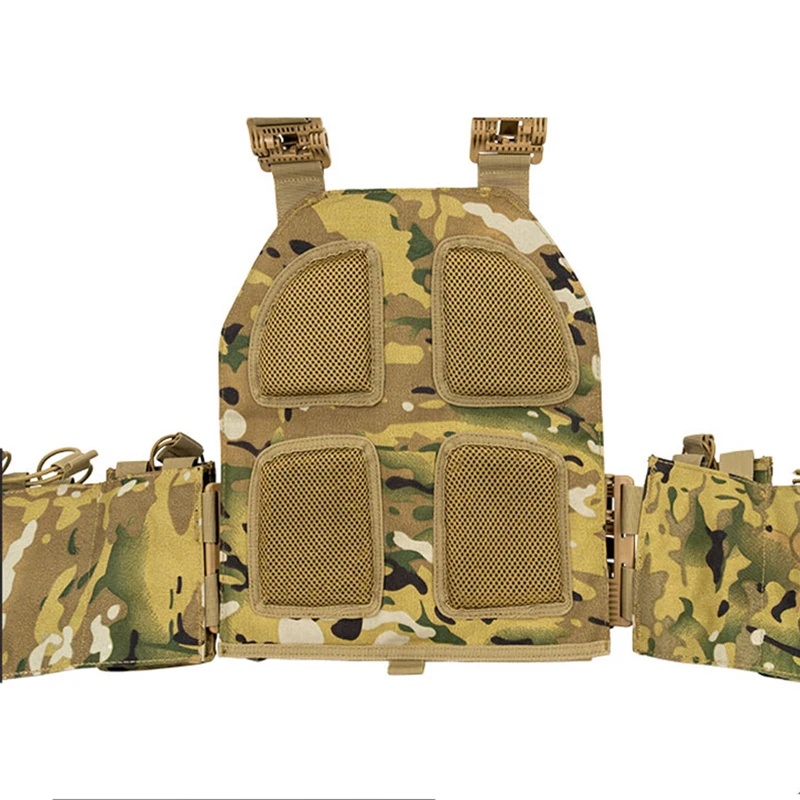 Chaleco táctico multicam liberación rápida con plaque carrier - imagen 4