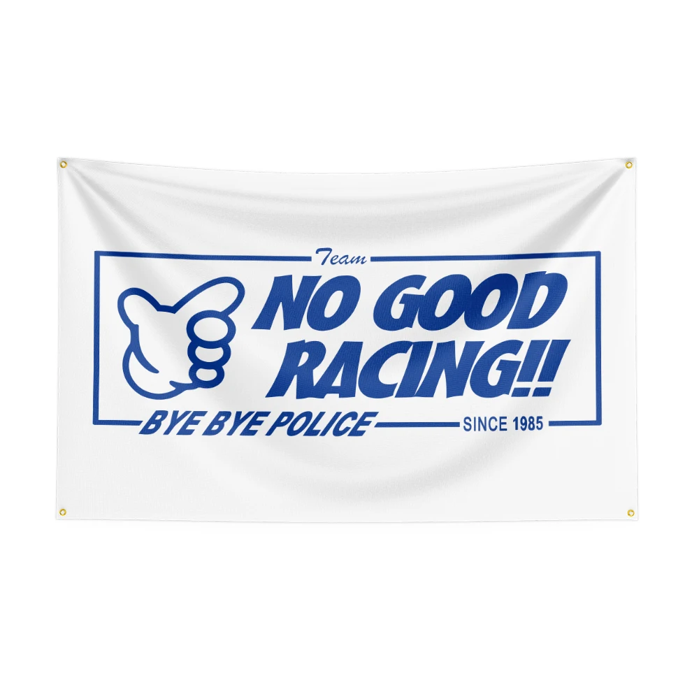 Bandera decorativa para coches de carreras No Good Racing mural - imagen 4