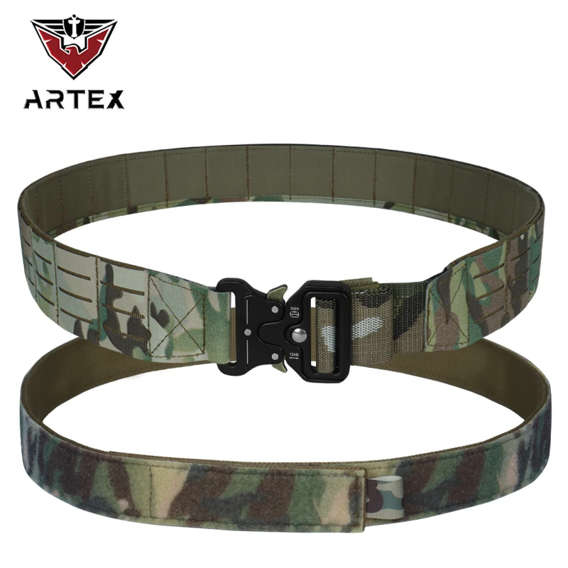 Artex 2 en 1 cinturón táctico MOLLE liberación rápida doble robusto - imagen 2