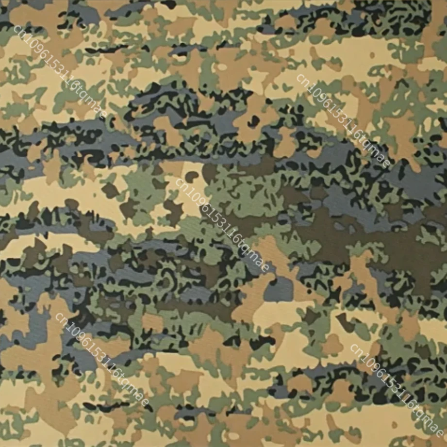 Camuflaje austríaco selva-desierto, tela Oxford nylon anti-IR PU - imagen 4