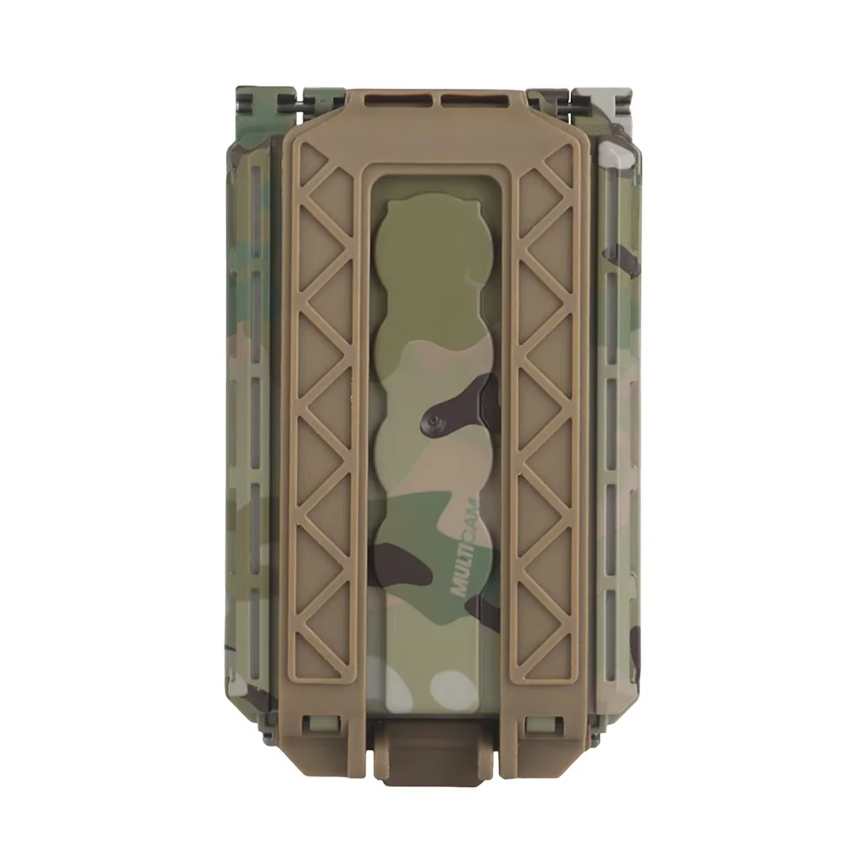 Portapilas táctico Molle extensible para baterías 18650 CR123A