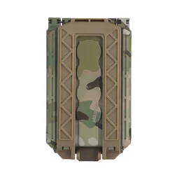 Portapilas táctico Molle extensible para baterías 18650 CR123A