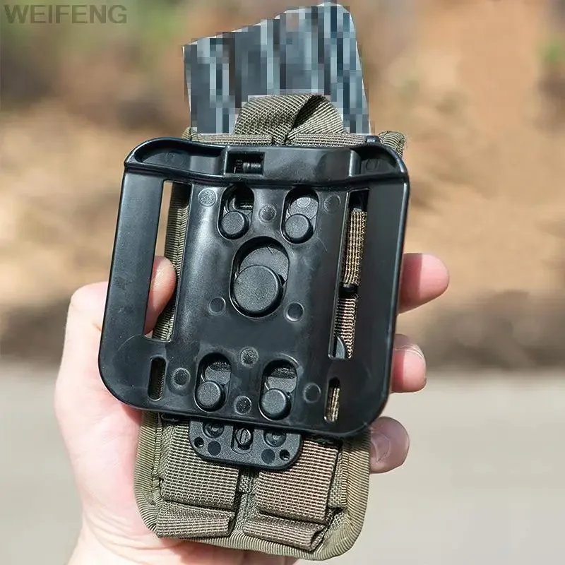 Adaptador MOLLE modular para chaleco y bolsas EDC, conexión táctica - imagen 2