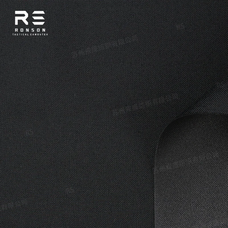 Ronsontex tela Cordura de poliéster negra resistente táctica - imagen 2