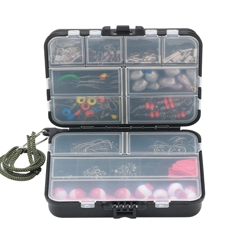 Kit de pesca con anzuelos y plomos, caja para lubina o lucioperca - imagen 5