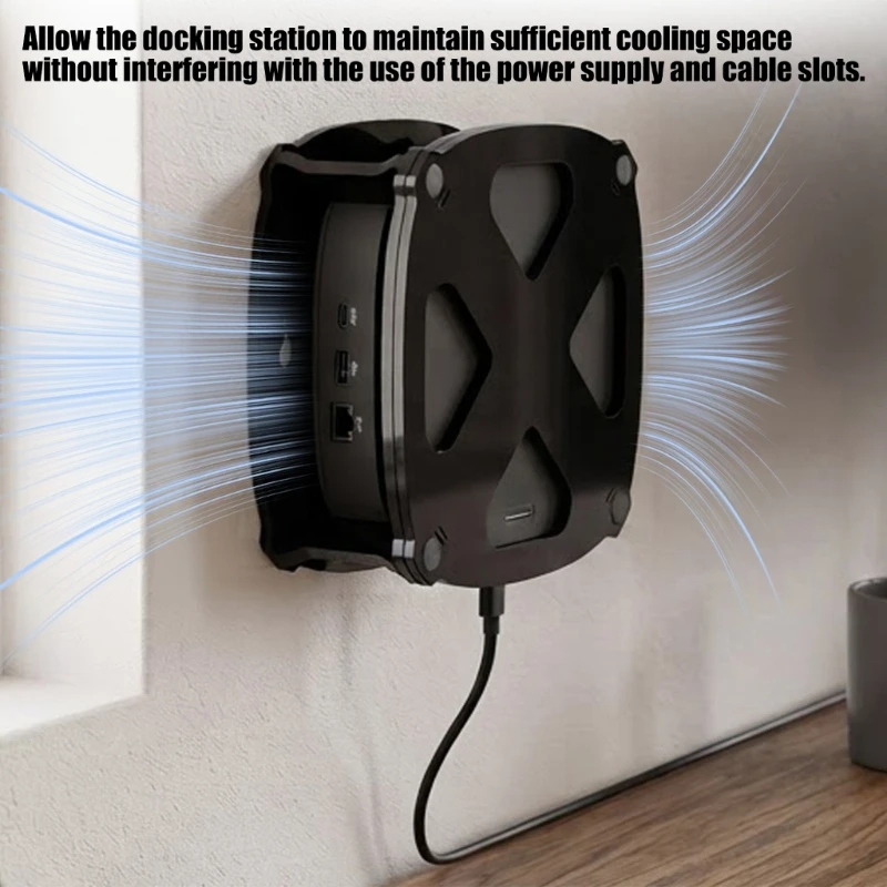 Soporte sobremesa acrílico vertical para dock – Escritorio y oficina - imagen 3