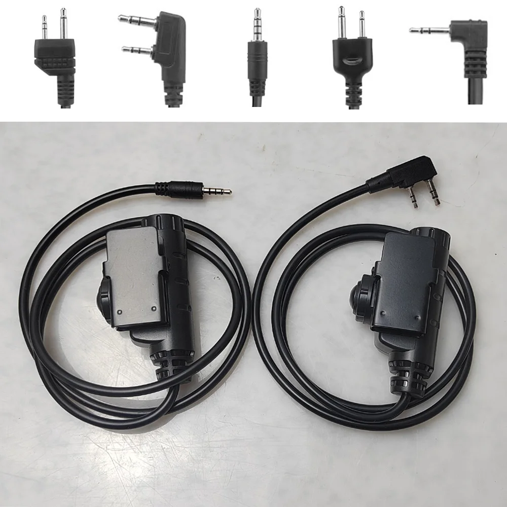 Adaptador PTT para auriculares tácticos Kenwood y Motorola - imagen 5