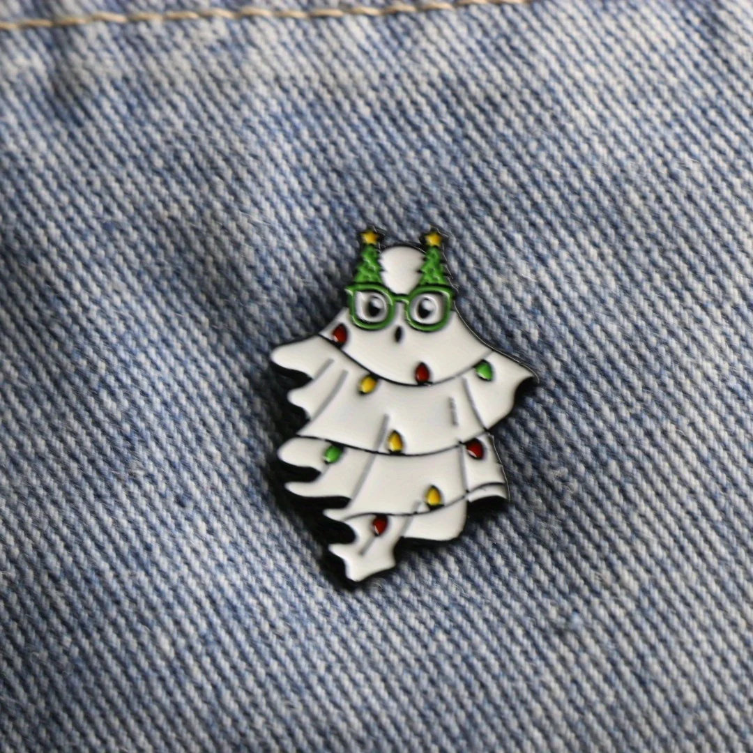 Broche táctico metálico fantasma para mochila y chaqueta - imagen 4