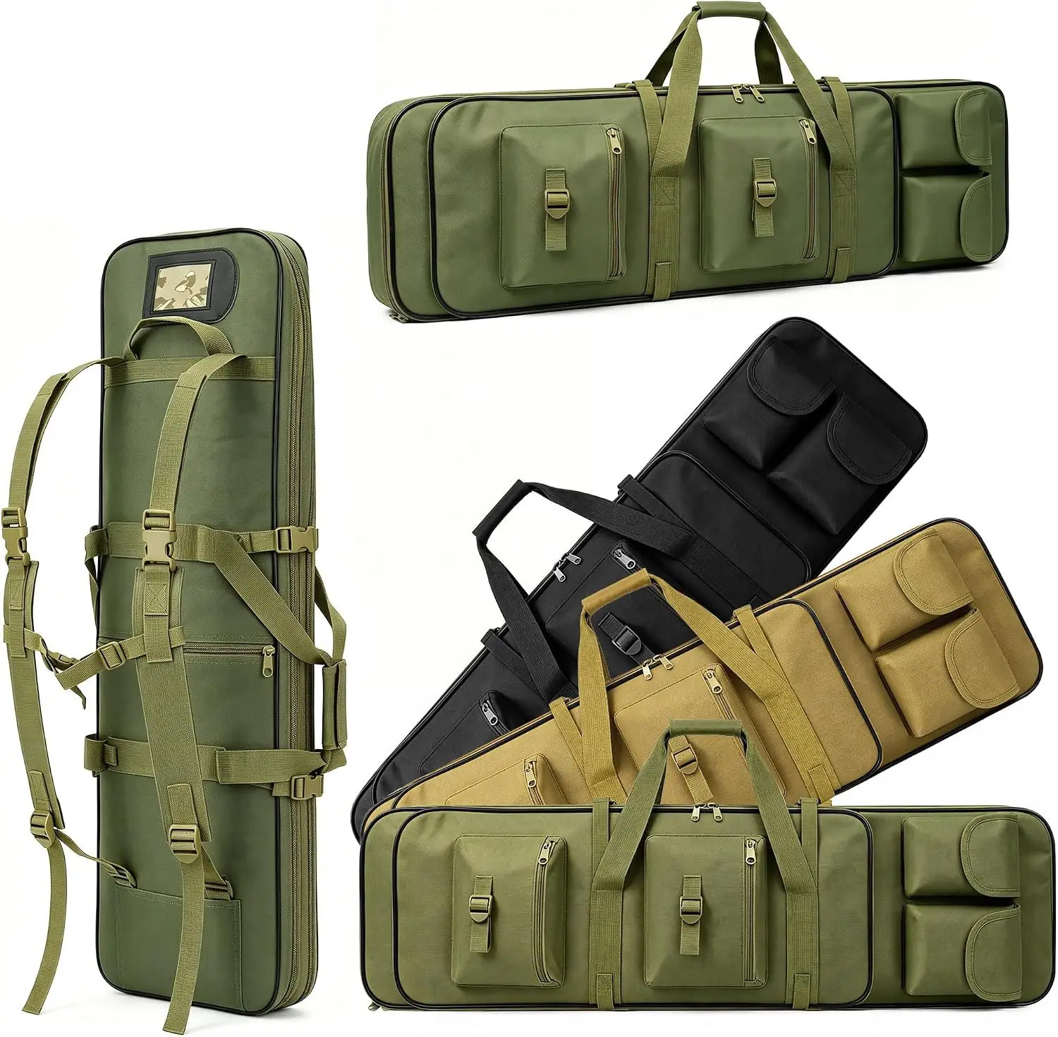 Bolsa táctica de transporte para armas de caza en camuflaje - imagen 2