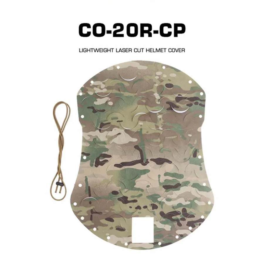 Cubierta de casco ligera con corte láser camuflaje tridimensional - imagen 4