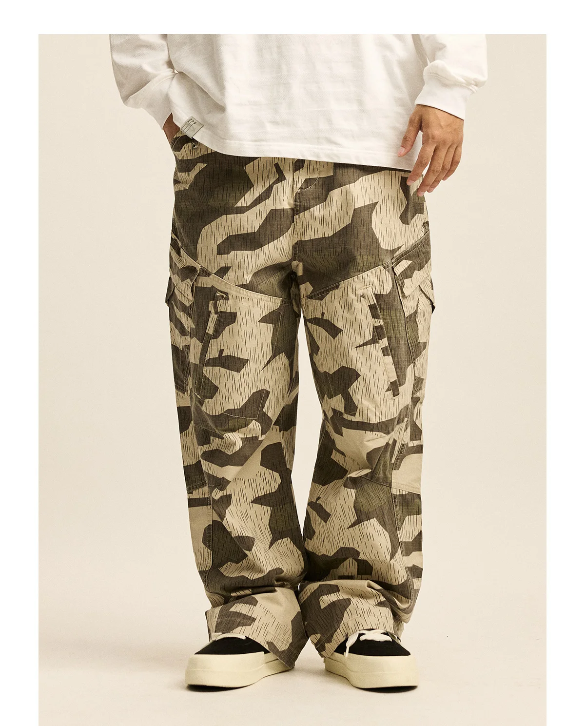 Camuflaje y bolsillos para uso outdoor