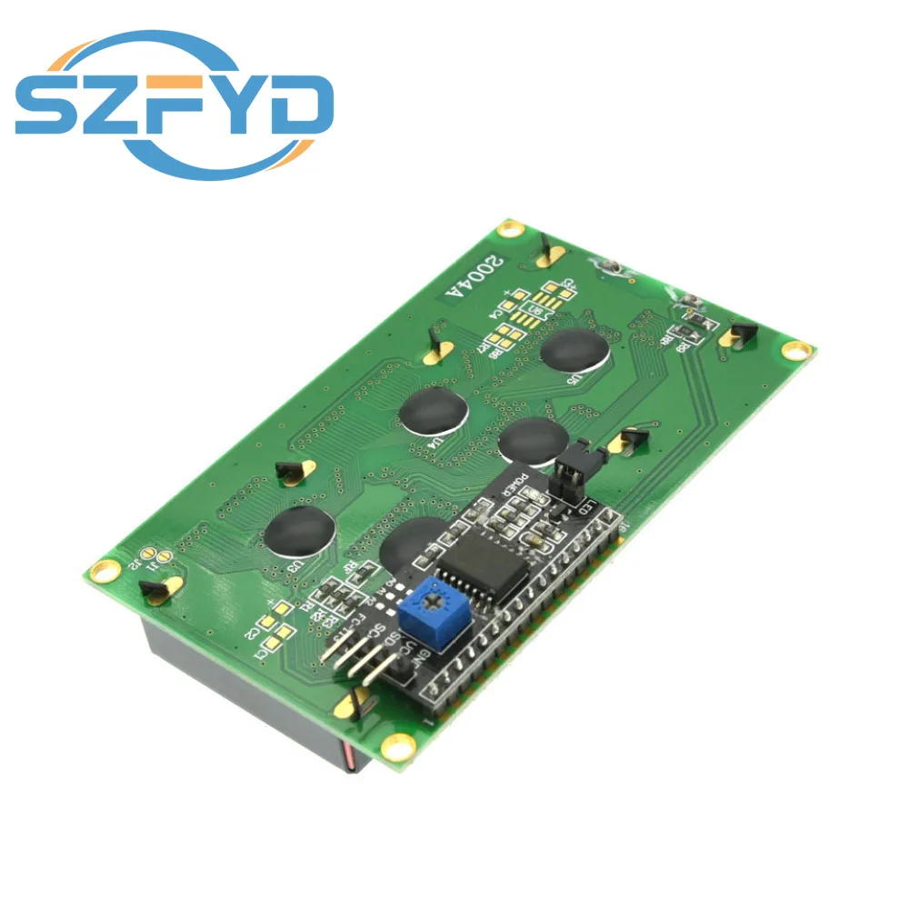Pantalla LCD 20x4 con interface I2C para Arduino – Módulo caracteres azul/verde/blanco - imagen 2