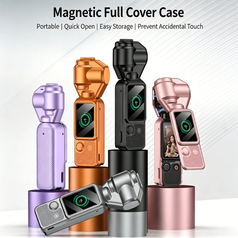 Funda magnética para cámara de acción Pocket 4, anti polvo y resistente - imagen 3