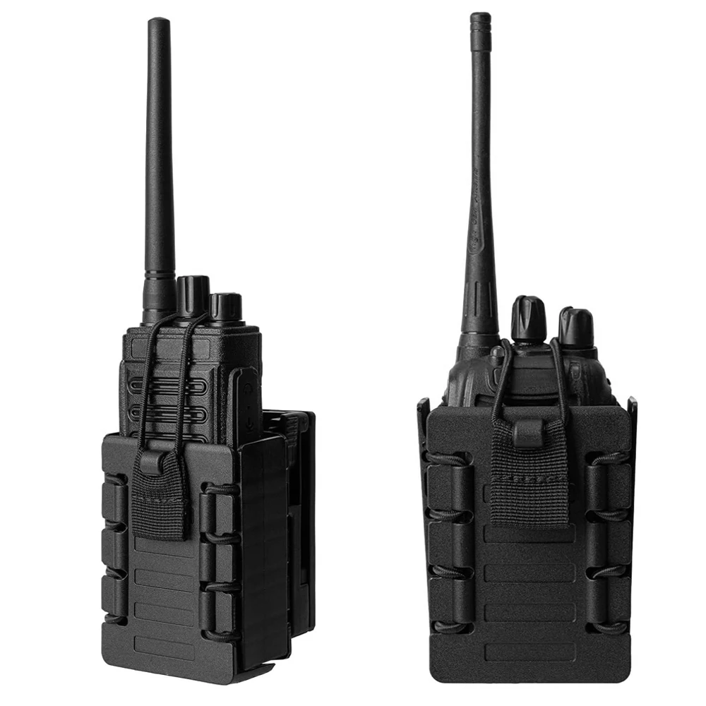Funda Táctica Radio Portátil MOLLE con Clip Cinturón – Nylon Resistente - imagen 2