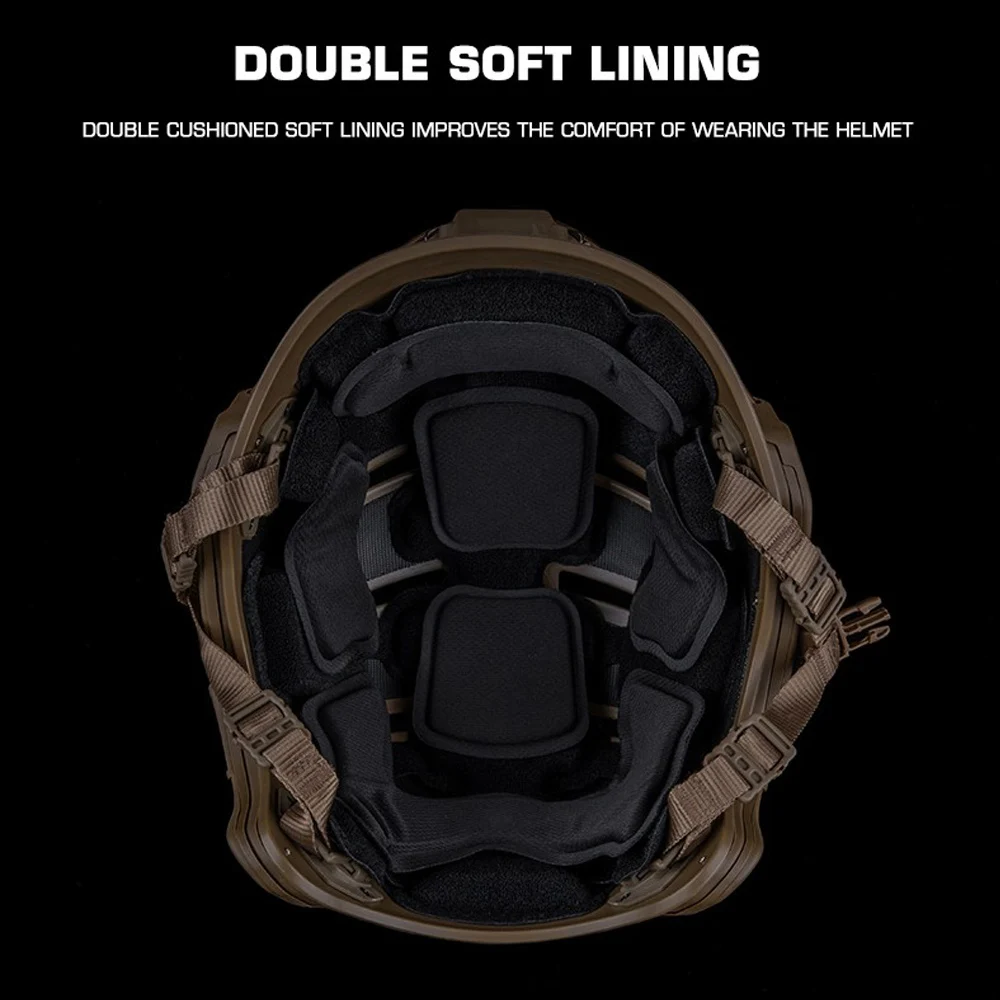 Casco táctico MK de entrenamiento para airsoft, tiro y bicicleta - imagen 2