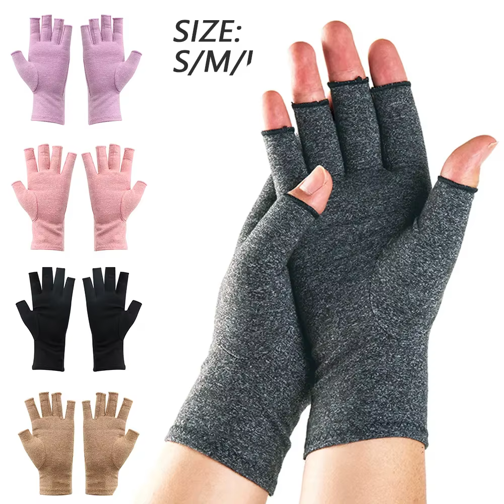 Guantes térmicos táctiles de compresión para artritis - imagen 3
