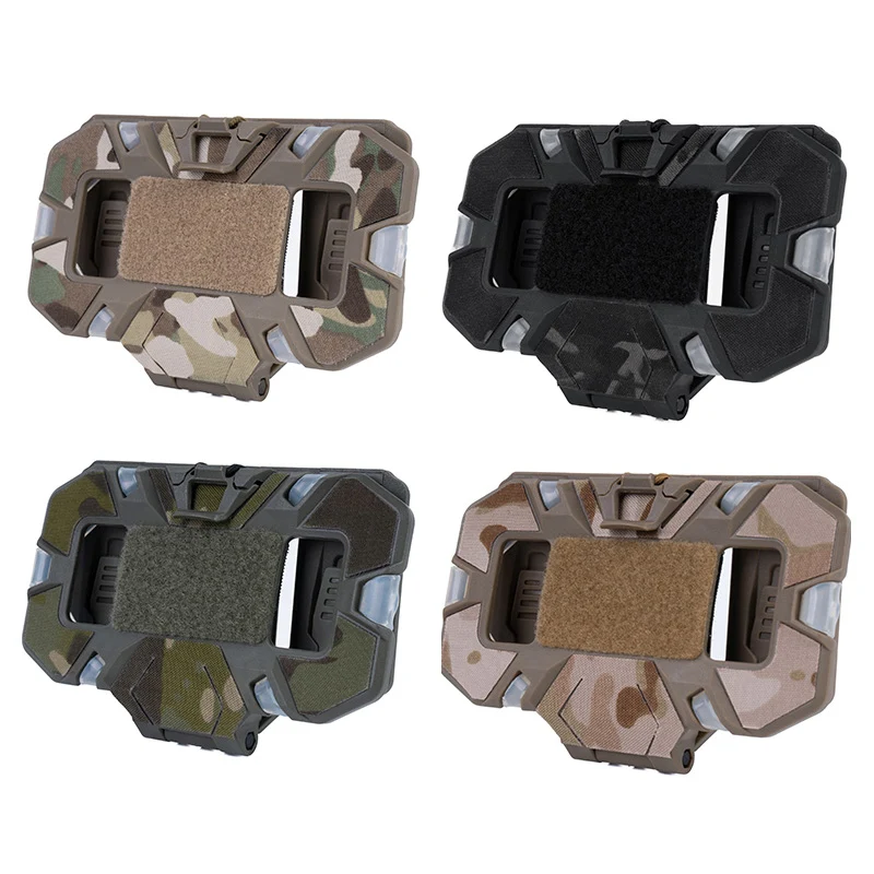 Soporte táctico para móvil MOLLE plegable camuflaje Airsoft - imagen 3