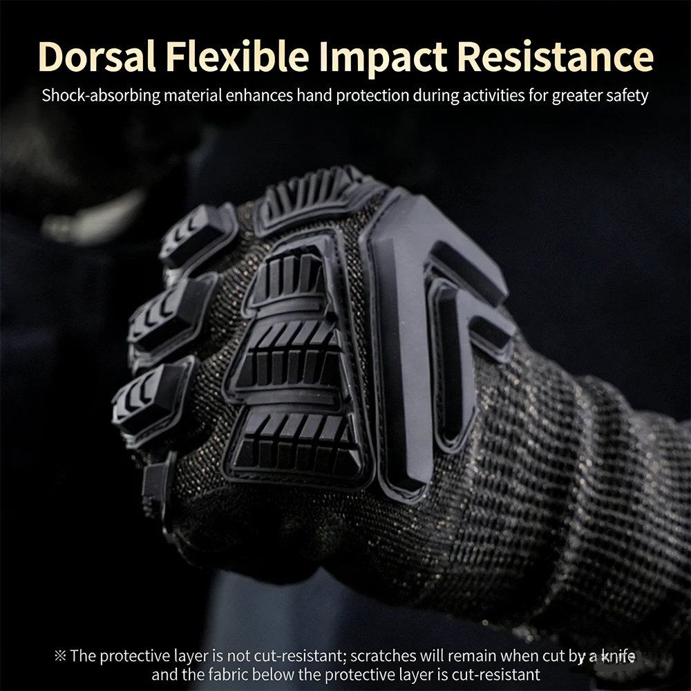 Guantes tácticos resistentes a cortes pantalla táctil antiimpacto - imagen 4