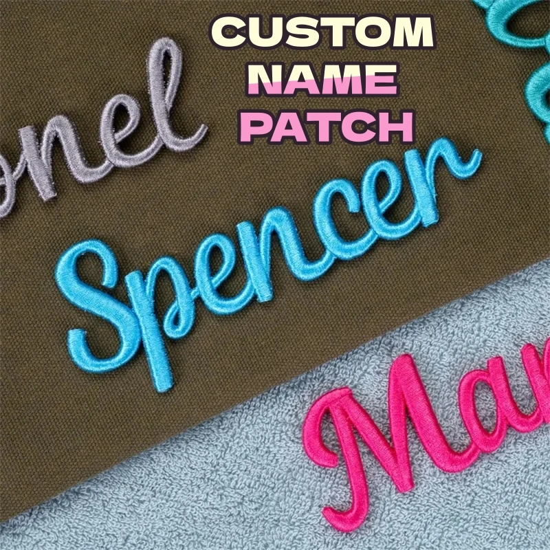 Parche bordado nombre personalizado para mochila táctica y gorra