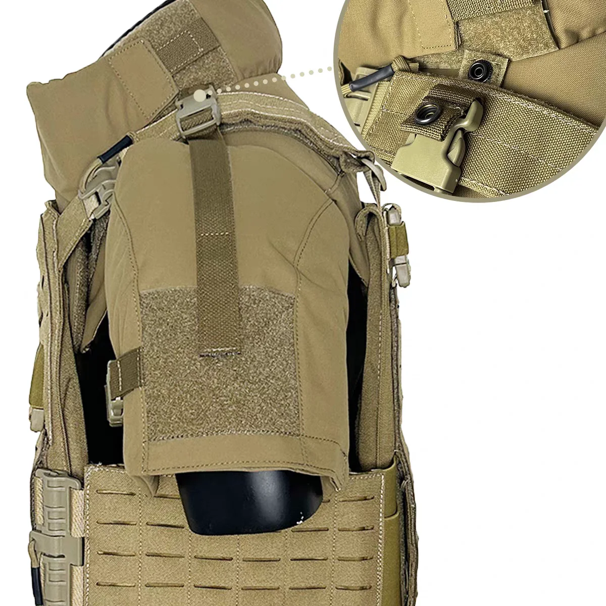 Chaleco Portaplacas Táctico Molle con Placas Balísticas Desmontables - imagen 4