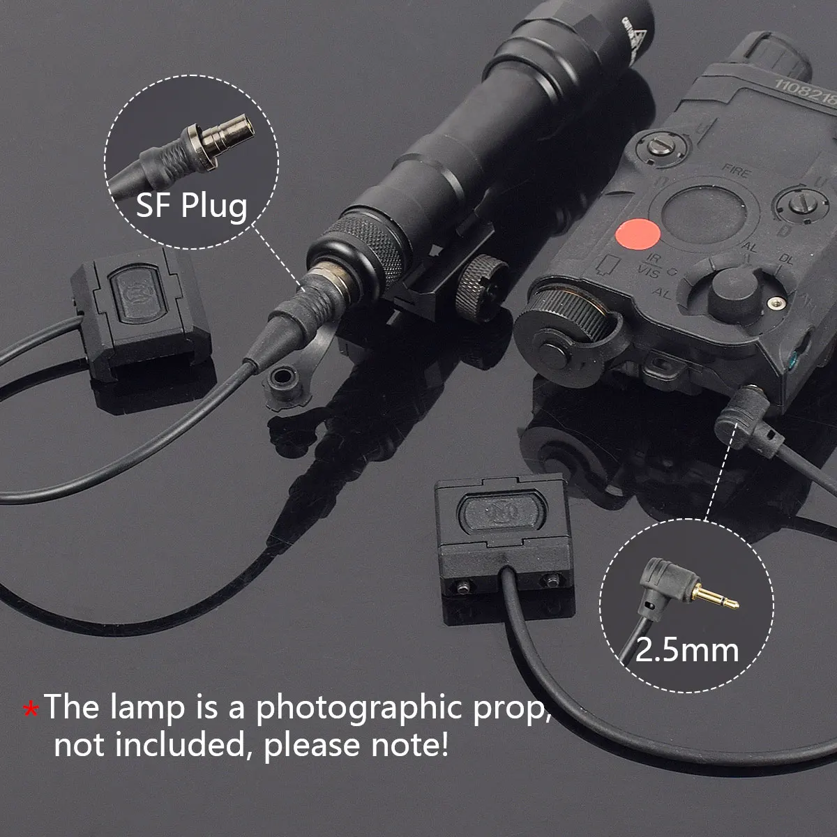 Surefire M600 Interruptor remoto M-LOK táctico para fusil - imagen 5