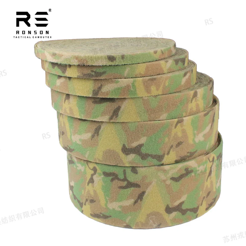 Cinta Camuflaje IR Reflectante MC Woodland Nylon Bucle Táctico MOLLE - imagen 2