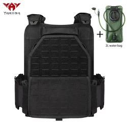 YAKEDA Chaleco táctico modular de liberación rápida con bolsa de agua
