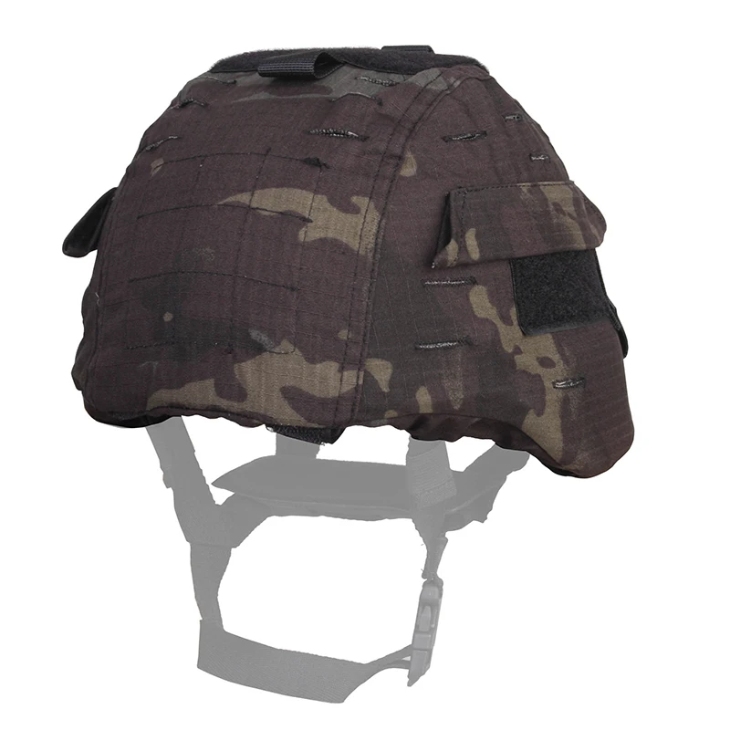 Detalle del patrón Multicam y costuras