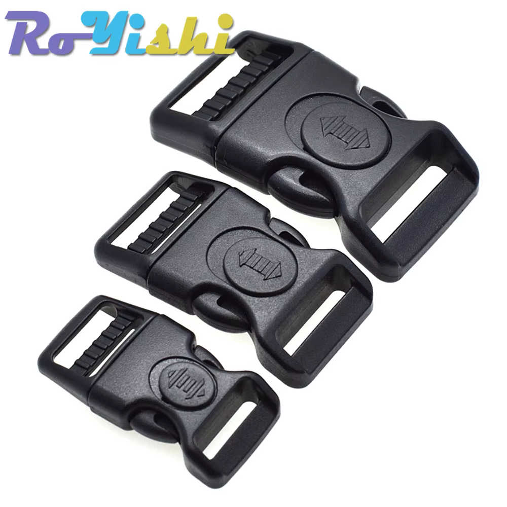 Hebilla liberación lateral negra para pulsera Paracord - imagen 4