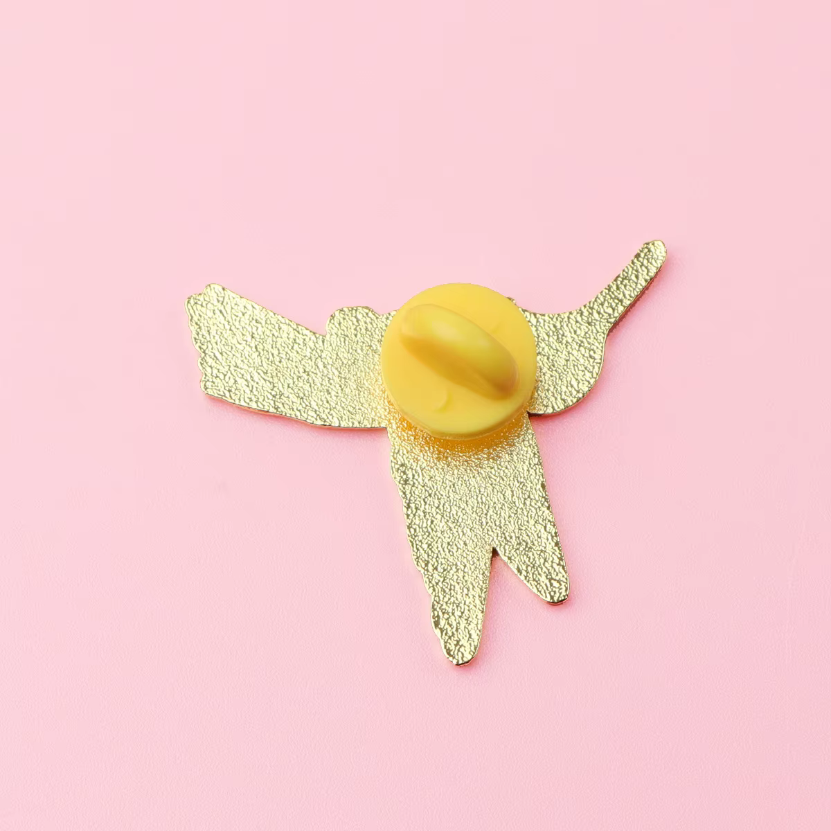Pin de Esmalte de Colibrí, broche metálico con colibrí esmaltado