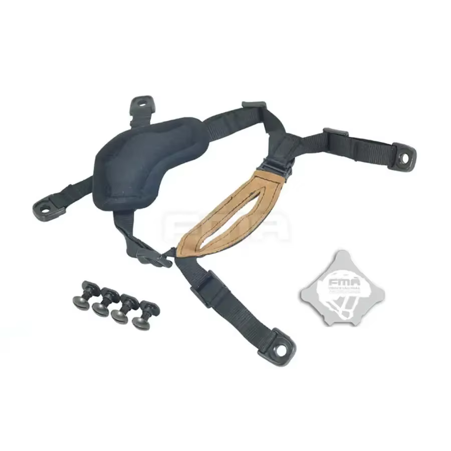 Correa táctica barbilla para casco Airsoft sistema de suspensión - imagen 2
