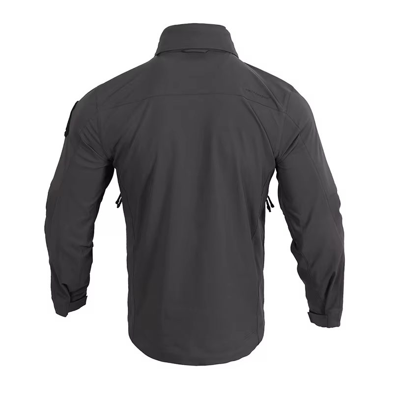 Chaqueta softshell Emersongear windproof azul niebla – Táctica senderismo - imagen 3