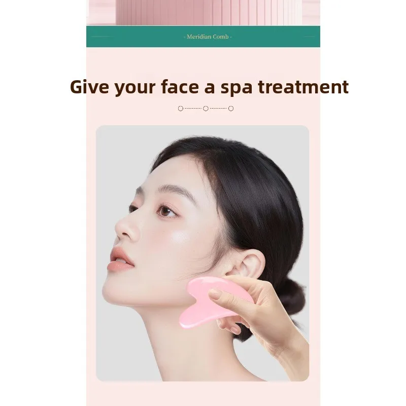 Masajeador facial con rodillos no jade