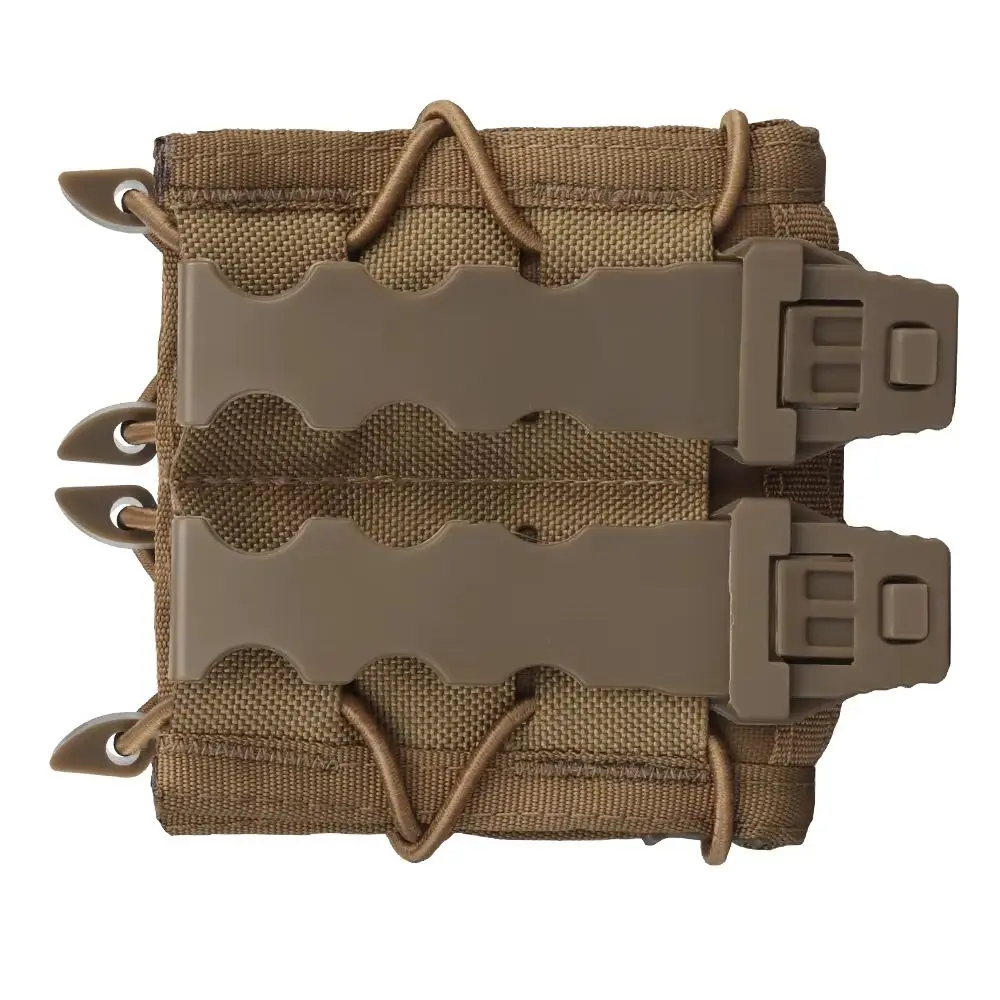Funda táctica MOLLE para cargador, porta linterna y cuchillo - imagen 2