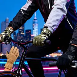 Guantes tácticos de tela gruesa con pantalla táctil, abrigo