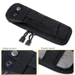 Bolsa táctica MOLLE EDC para cinturón con linterna y cuchillos