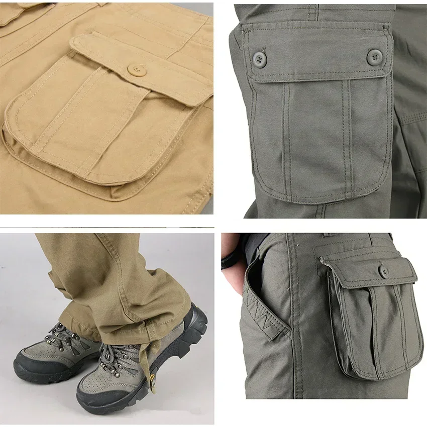 Pantalón táctico elástico para combate, senderismo y camping outdoor - imagen 5
