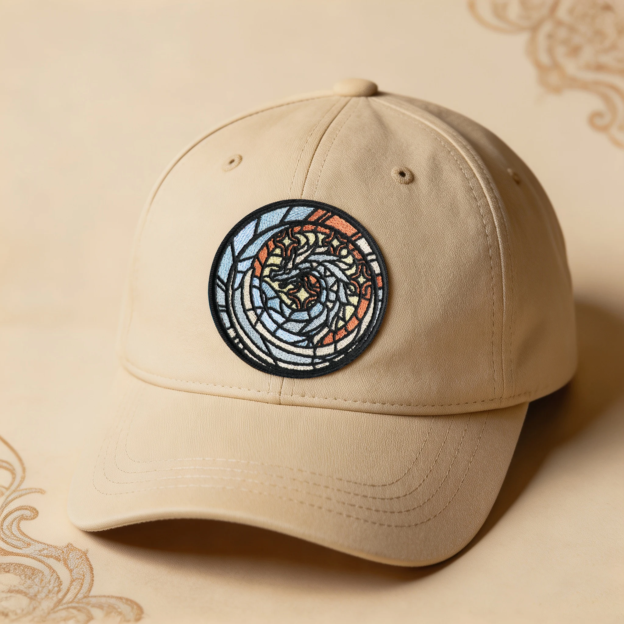 Parche termoadhesivo bordado dragón refractivo – Insignia táctica para gorra - imagen 4