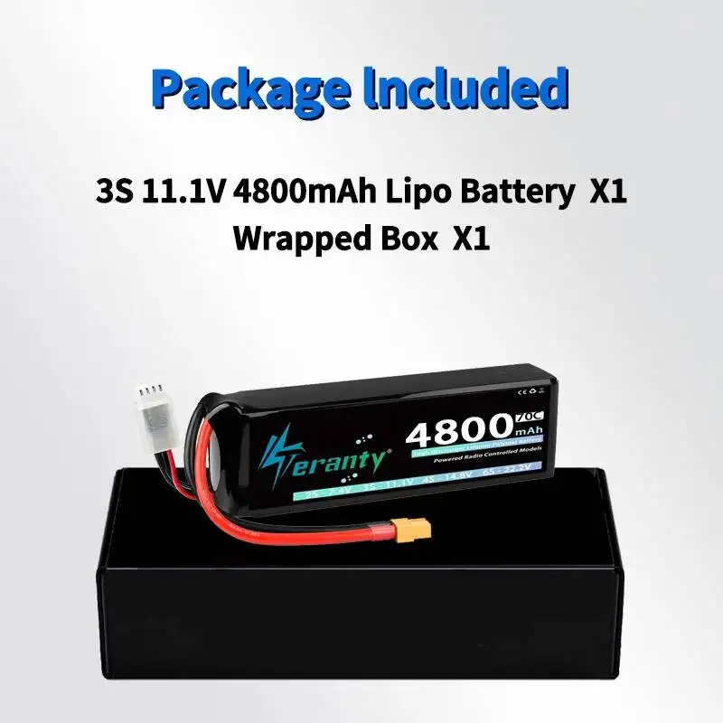 Batería Lipo RC TERANTY lista para sesión
