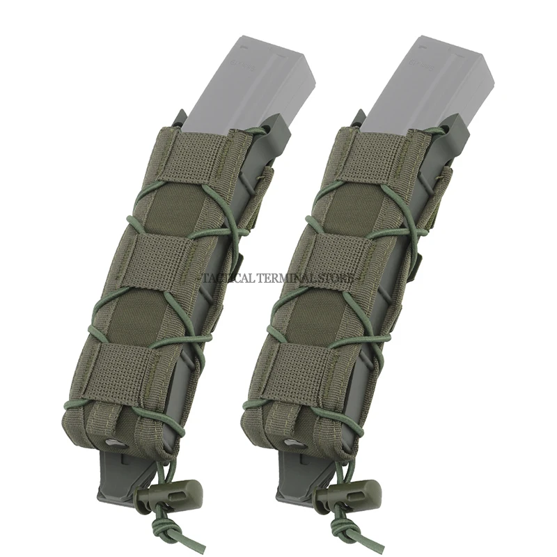 Porta Cargadores MOLLE MP5 MP7 abierto modular para 9mm .45 - imagen 3