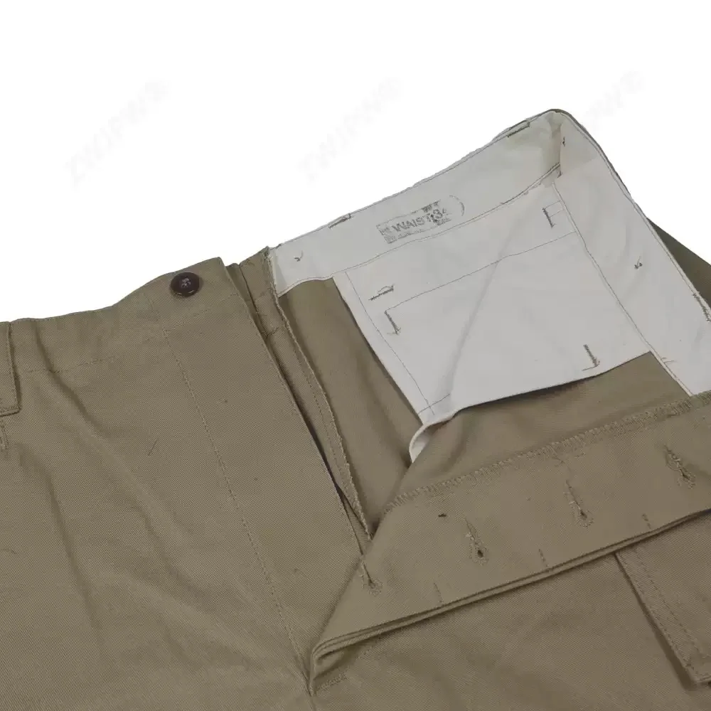 Pantalones paracaidista M42 cargo khaki – Réplica vintage Segunda Guerra - imagen 3