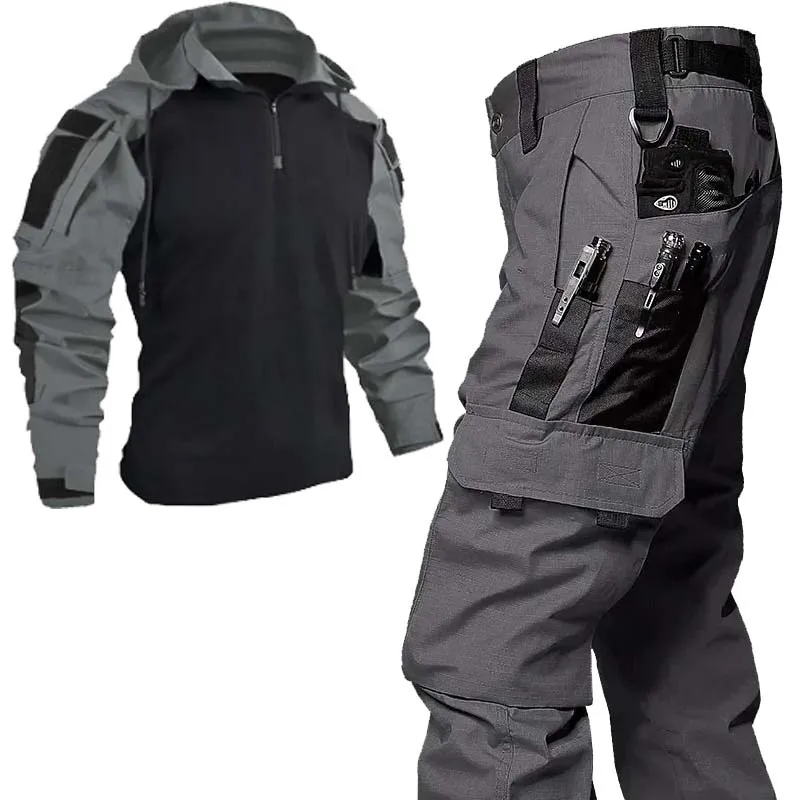 Uniforme táctico camuflaje ripstop resistente a desgarros hombre - imagen 4