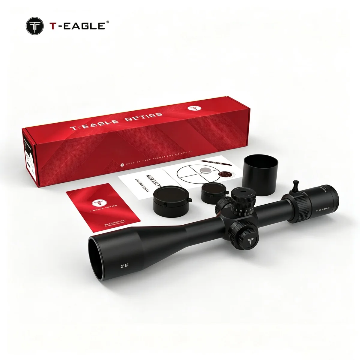 Visor telescópico táctico T-EAGLE ZS FFP HD para rifle con Picatinny - imagen 5