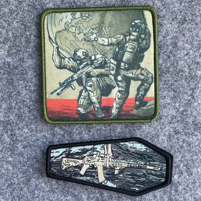 Parche moral táctico con velcro para uniforme militar - imagen 5
